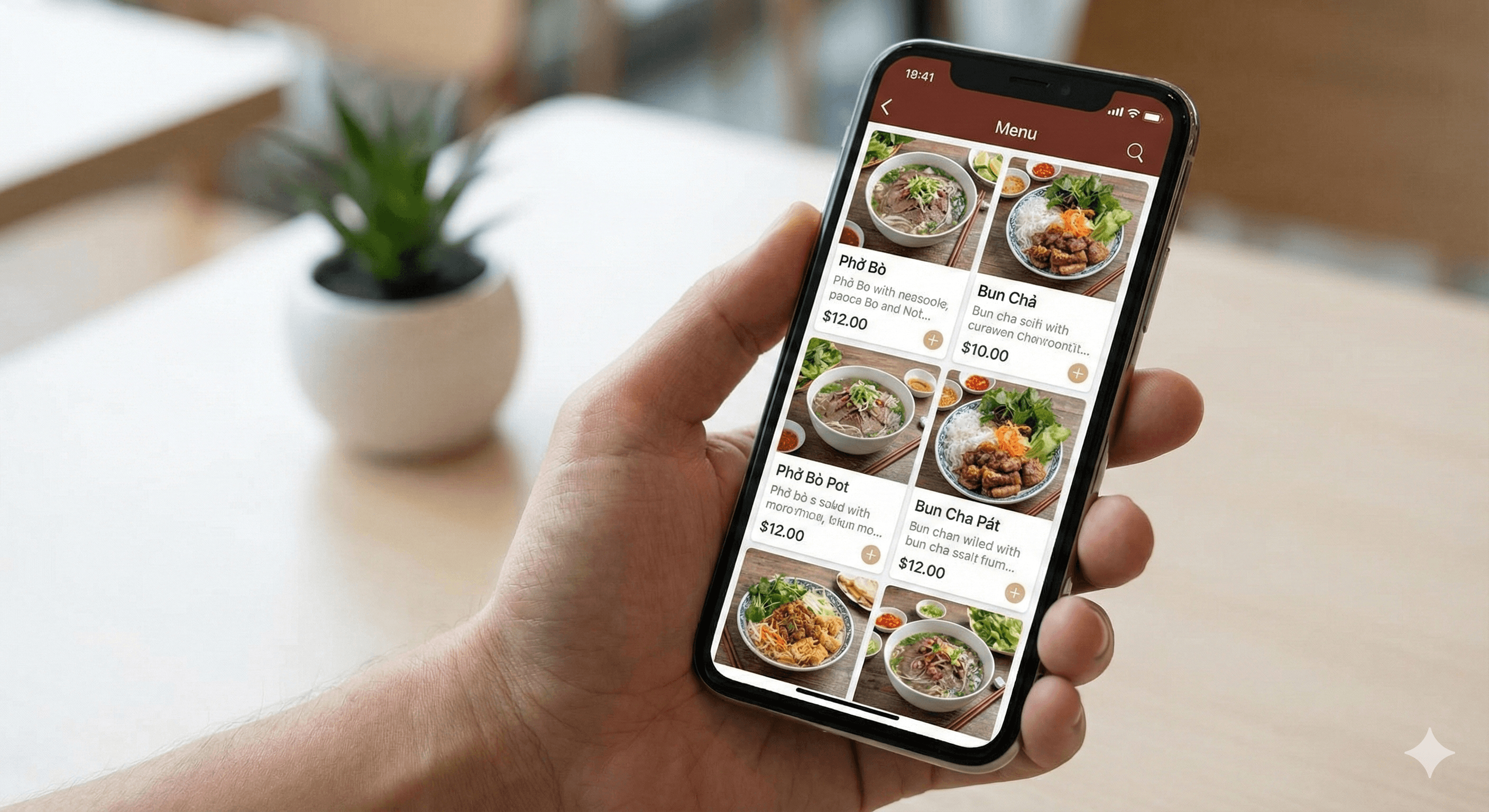Xem Menu Gọi món